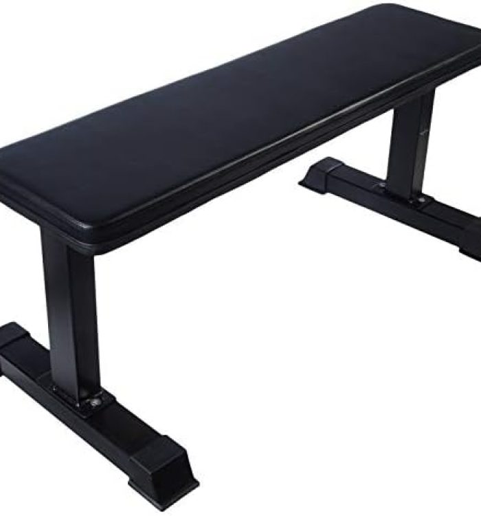 Amazon Basics Flat Weight Workout Exercise Bench, Black