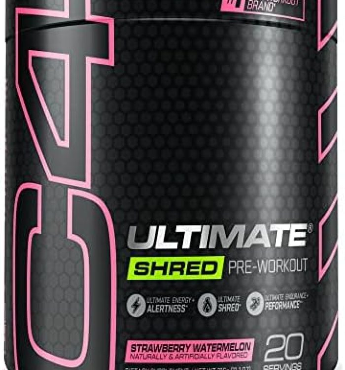 Cellucor C4 Ultimate Shred Pre Workout Powder, Fat Burner for Men & Women, Weight Loss Supplement