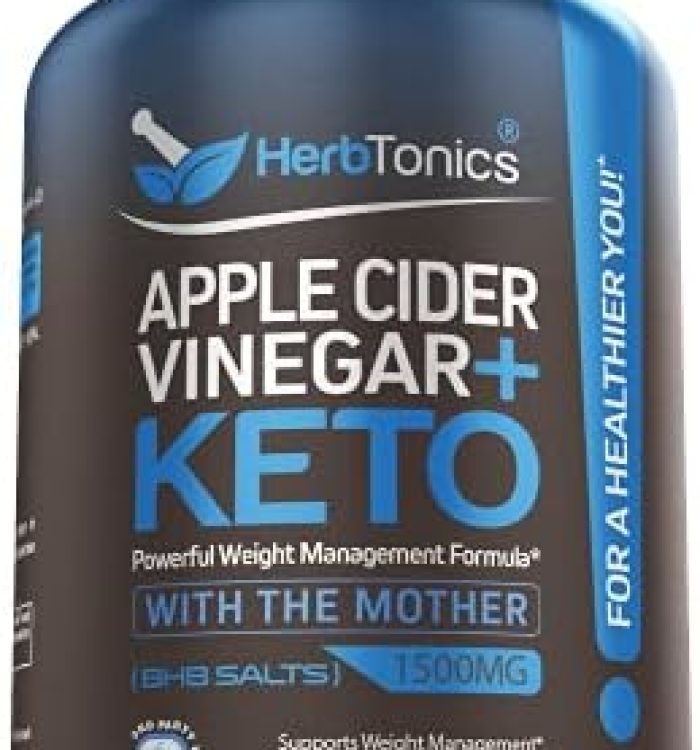 Herbtonics Apple Cider Vinegar Capsules Plus Keto BHB | Fat Burner & Weight Loss Supplement