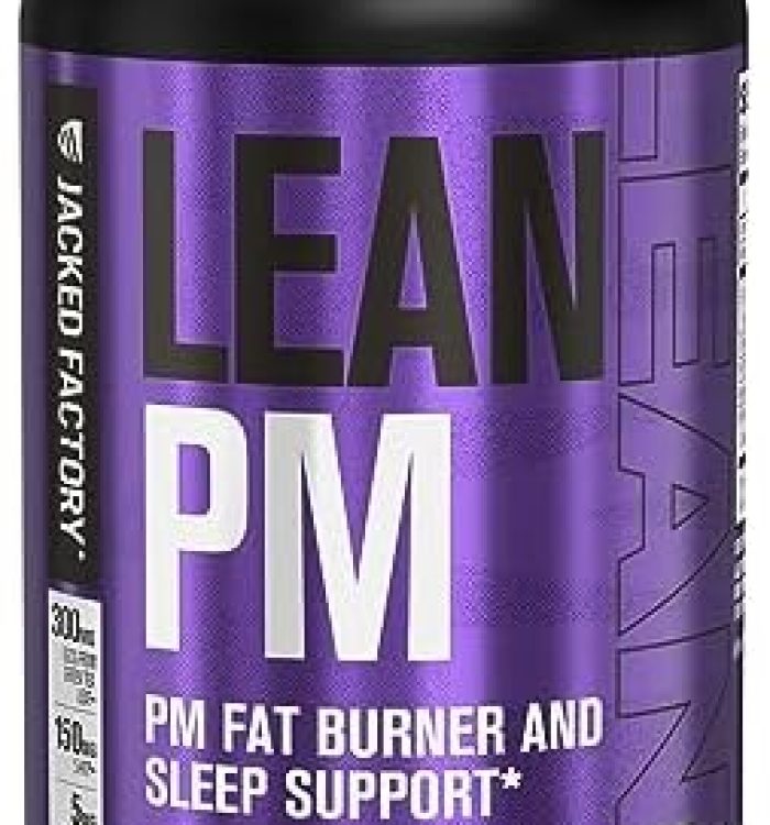 Jacked Factory Lean PM Night Time Fat Burner, Sleep Aid Supplement, & Appetite Suppressant