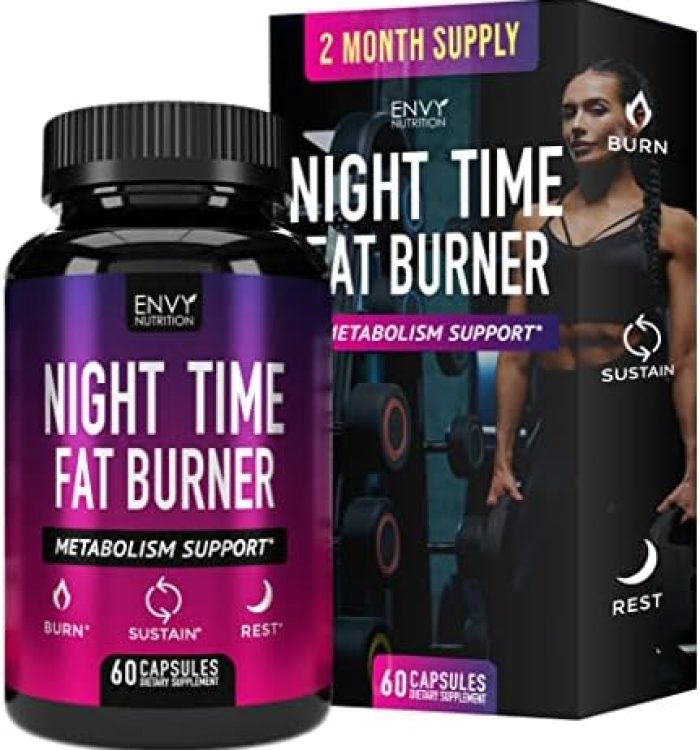 Night Time Fat Burner – Carb Blocker, Metabolism Booster, Appetite Suppressant