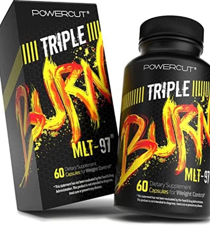 Powercut Triple Burn MLT-97 Weight Loss Fat Burner Diet Pills for Women & Men